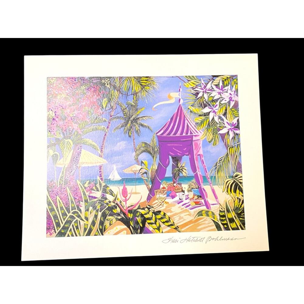 Sherri Hatchett Bohlmann Fantasy Island Seriolithograph & COA Numbered 1998